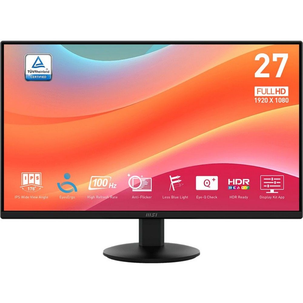 Монитор MSI 27" Pro MP272L черный IPS LED 16:9 HDMI матовая 250cd 178гр/178гр 1920x1080 100Hz FreeSy