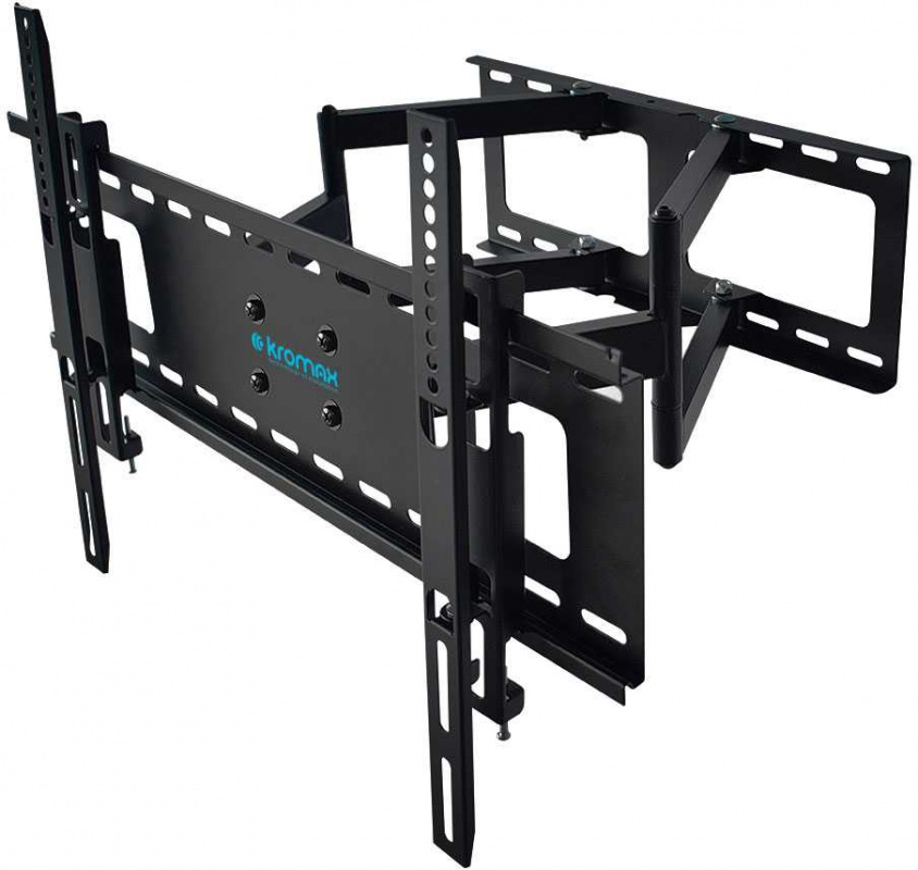 Кронштейн для телевизора Kromax ATLANTIS-80 черный 32"-75" макс.50кг настенный поворотно-выдвижной и