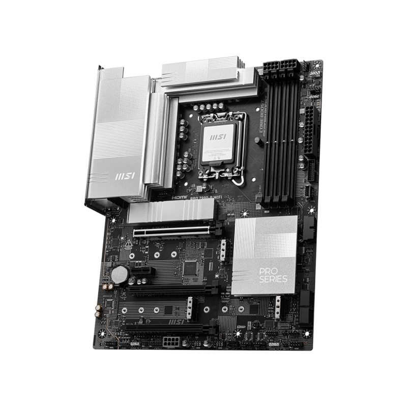 Материнская плата MSI PRO Z890-P WIFI Soc-1851 Intel Z890 ATX AC`97 8ch(7.1) 5Gigabit RAID+HDMI+DP