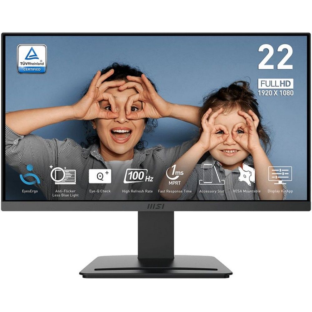 Монитор MSI 21.5" Pro MP223 E2 черный VA LED 16:9 HDMI матовая 3000:1 250cd 178гр/178гр 1920x1080 10
