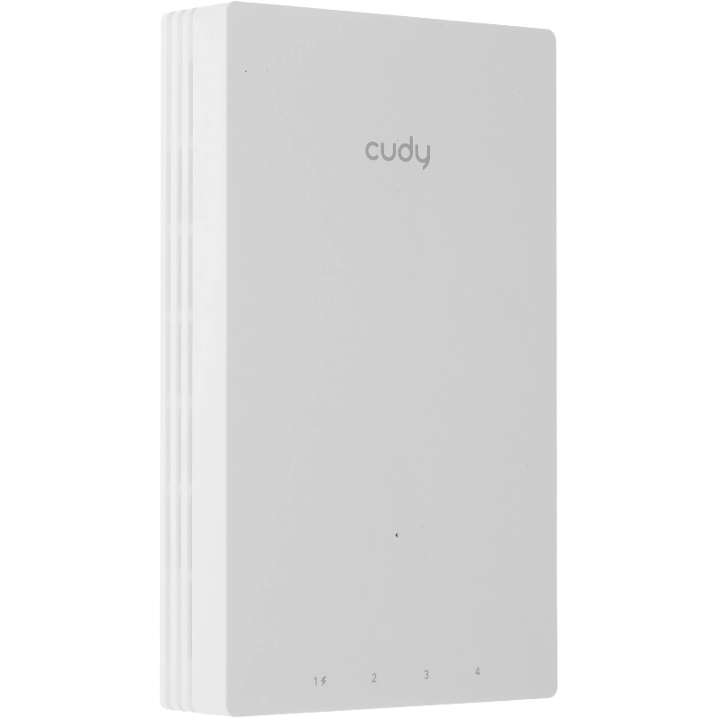 Точка доступа Wi-Fi CUDY AX3000 Gigabit Wall-Plate Wi-Fi 6 Access Point AX3000 Dual Band Wi-Fi 6 Wal