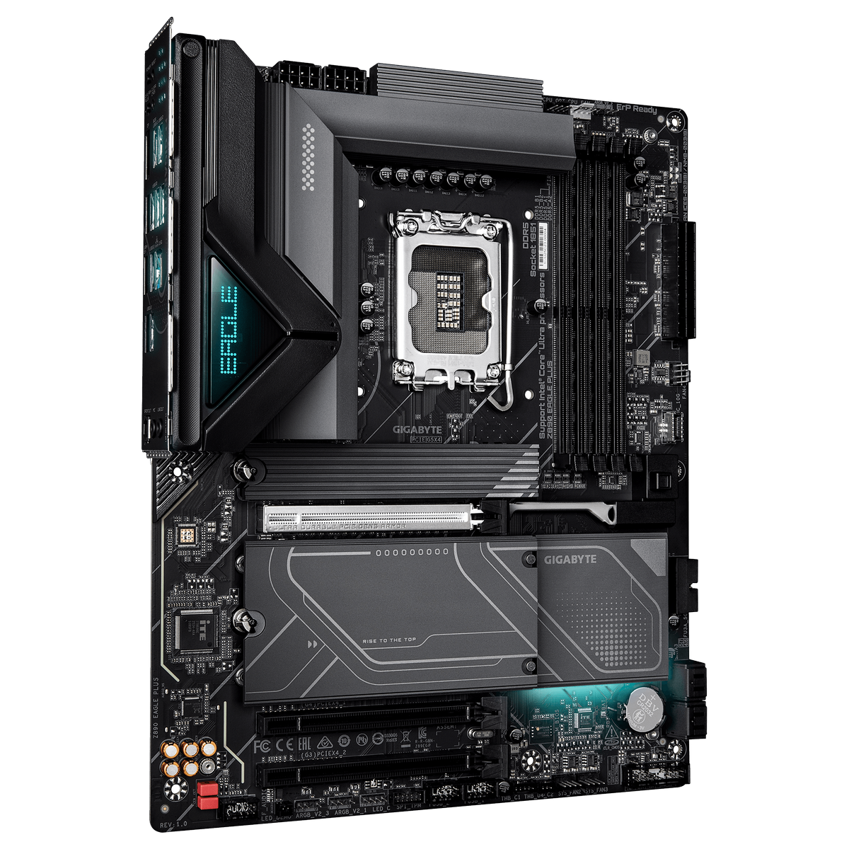 Материнская плата Gigabyte Z890 EAGLE PLUS Z890, LGA1851, 4xDDR5, 3*PCI-Ex16,4*M.2,1*Type-C  2*USB3.
