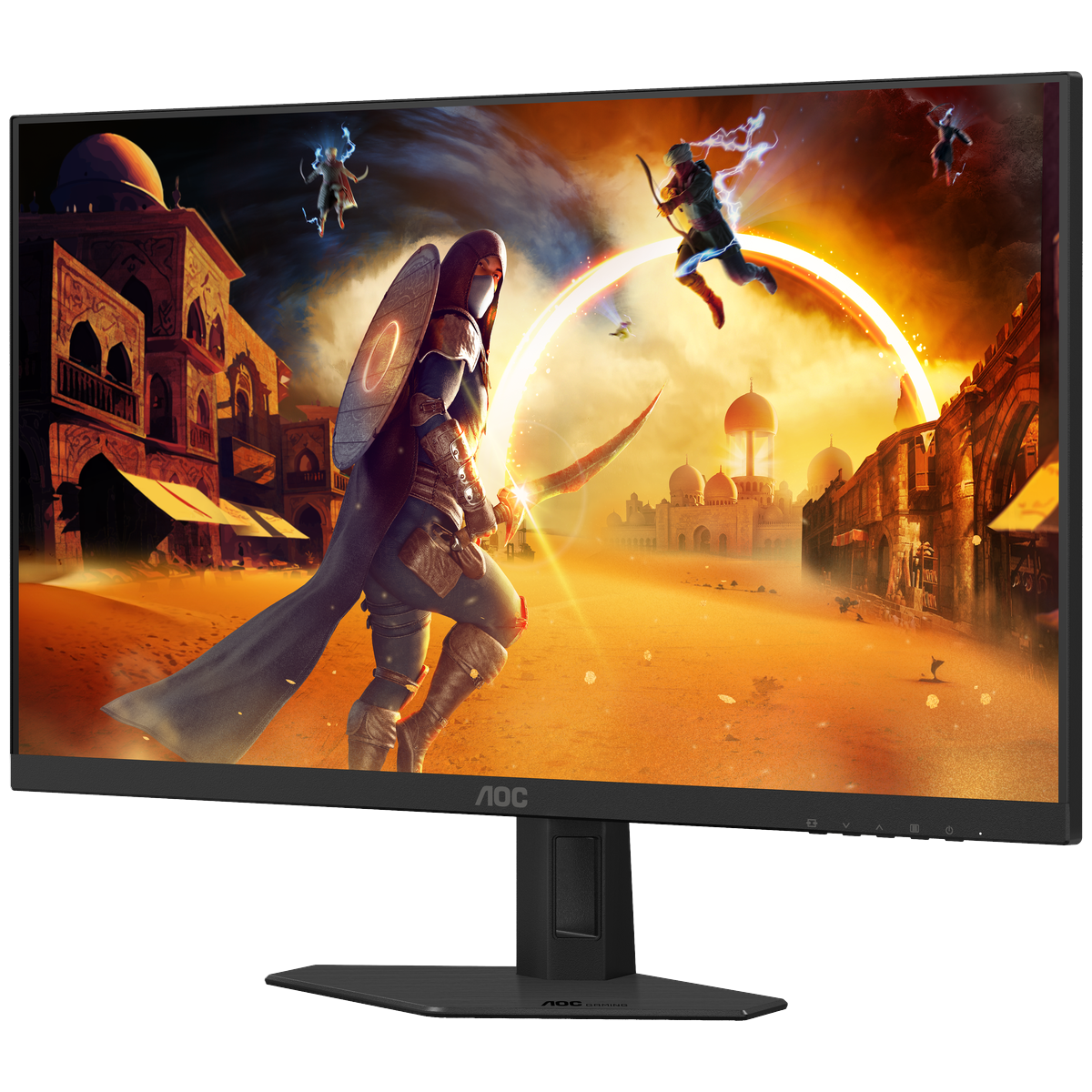 Монитор 27" AOC 27G4HRE Black  (1920x1080 IPS 200Hz 0.5ms 300cd/m 1000:1 2xHDMI DP 2x2W)