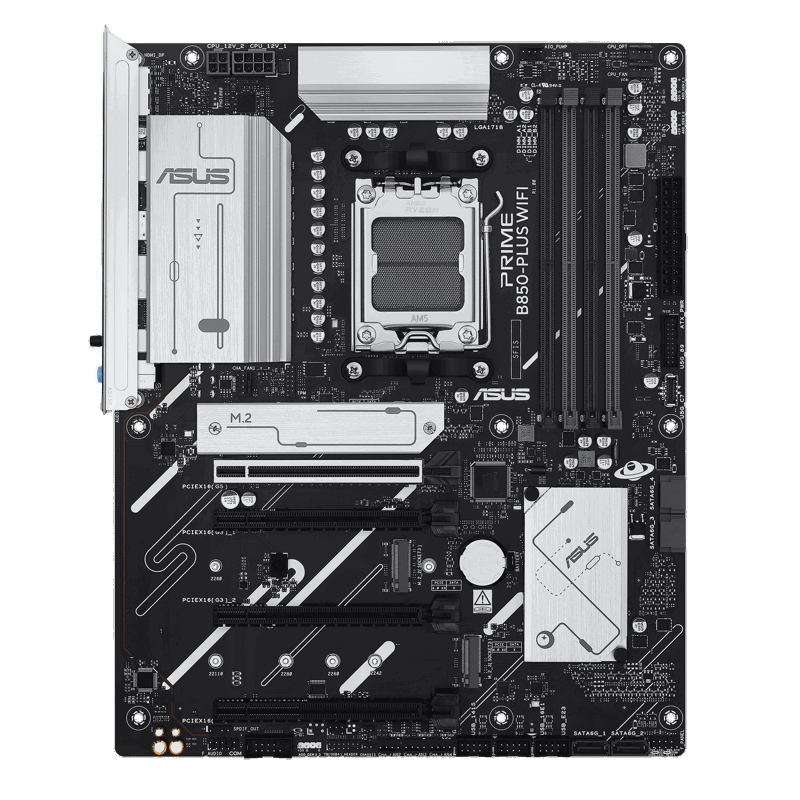 Материнская плата Asus PRIME B850-PLUS WIFI Socket AM5 AMD B850 4xDDR5 ATX AC`97 8ch(7.1) 2.5Gg RAID