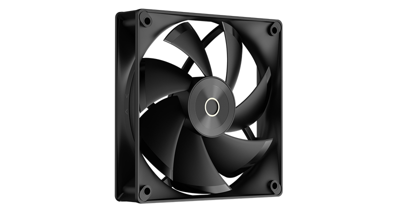 Вентилятор для корпуса Ocypus Delta F12 BK, 120x120x25mm, 4-PIN PWM, 500-2000 RPM, 29 DBA MAX, HYDRO