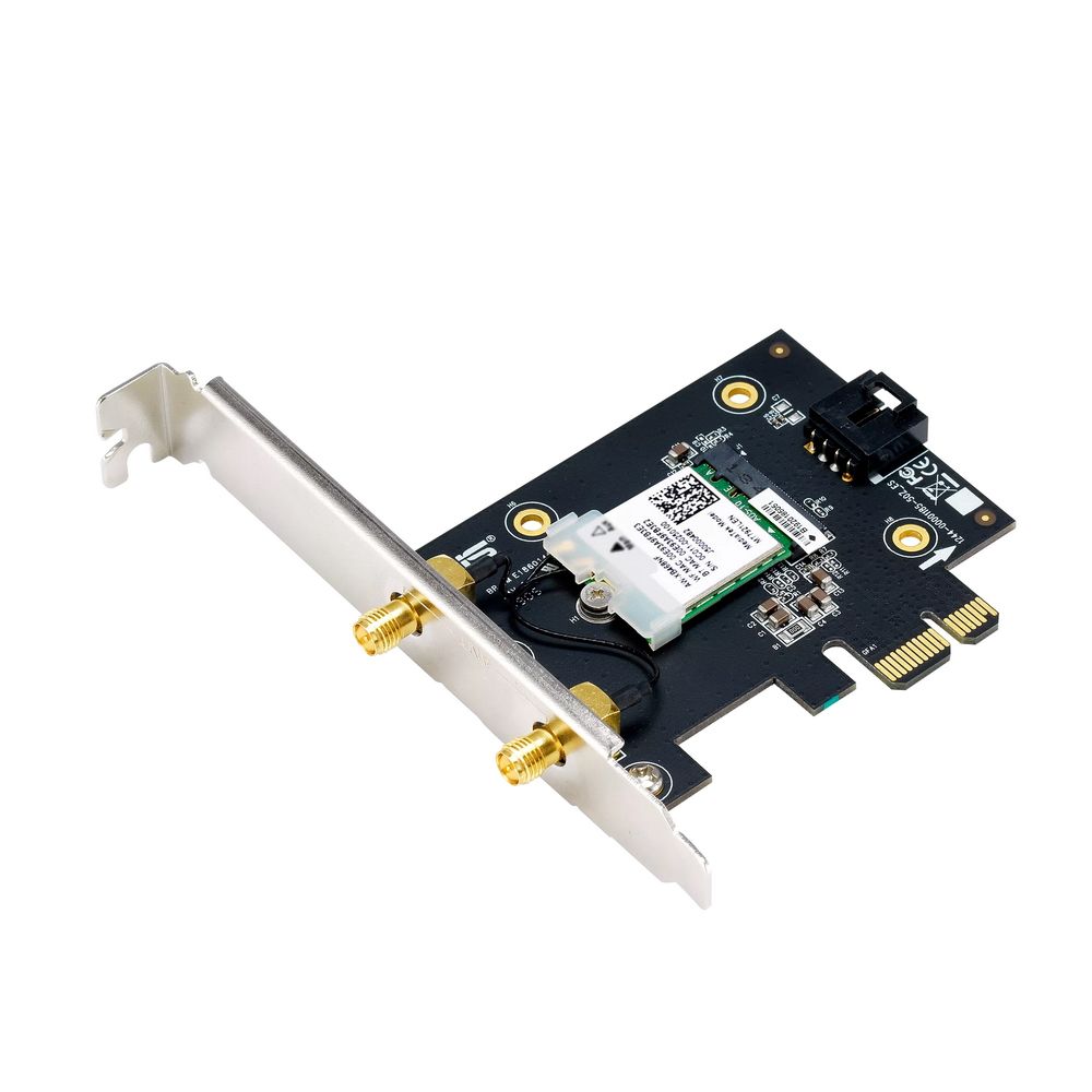 Сетевой адаптер Wi-Fi + Bluetooth Asus PCE-AXE5400 AXE5400 PCI Express x1 (ант.внеш.съем) 2ант.