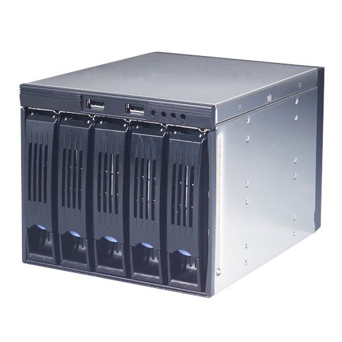 Корпус для HDD/SSD Chenbro «SK33502T3 SK33502H08*13709 STORGE KIT,5-IN-3,USB3.0,12GSAS,BK,W/FAN+CABL