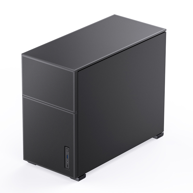 Корпус JONSBO D31 MESH, Mini-Tower, TG, no fan, 1xUSB-A 3.2 + 1xUSB-C 3.2, mATX, mDTX, mITX Black