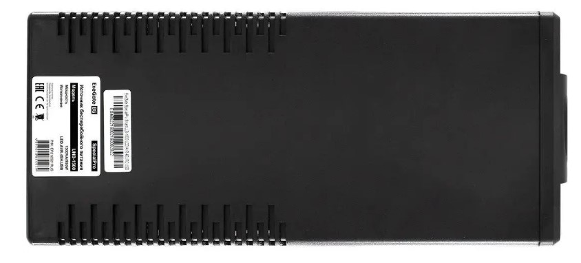 Exegate (EP212521RUS/EP223437RUS) Power  ИБП  Back UNB-1500  <1500VA, Black, 2 евророзетки+2 розетки