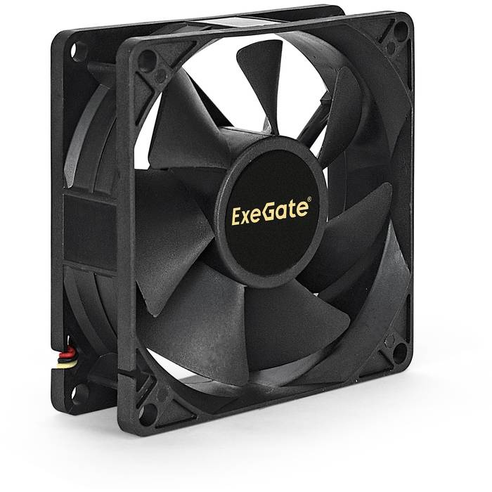 Вентилятор ExeGate Mirage-H 80x80x25 гидродинамический подшипник, 2000 RPM, 22dB, 3pin