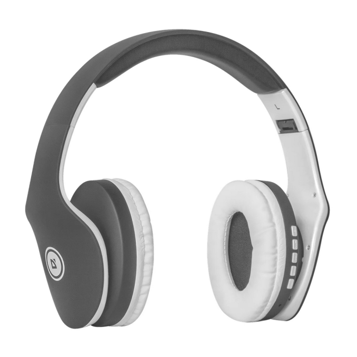 Беспроводная гарнитура FreeMotion B525 серый+белый, Bluetooth DEFENDER (635271)