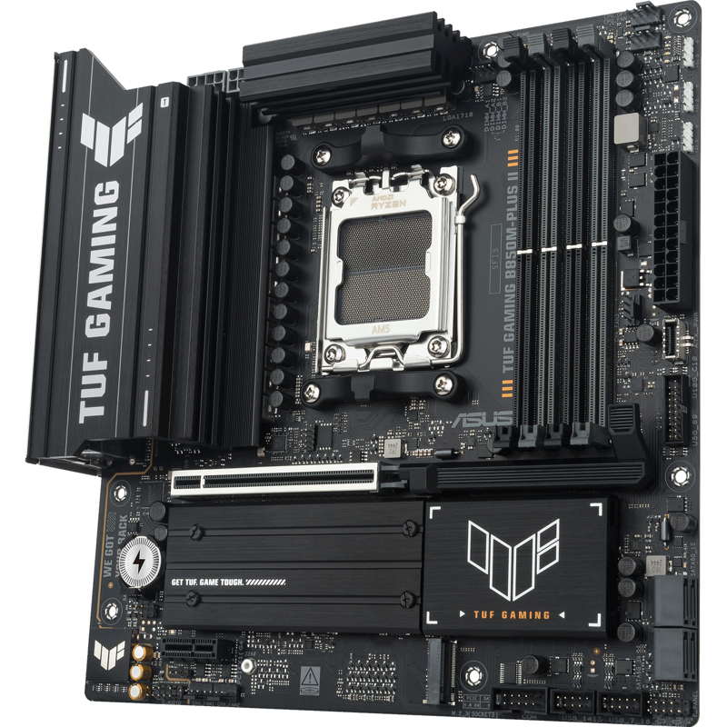 Материнская плата Asus TUF GAMING B850M-PLUS II Socket AM5 AMD B850 4xDDR5 mATX AC`97 8ch(7.1) 2.5Gg