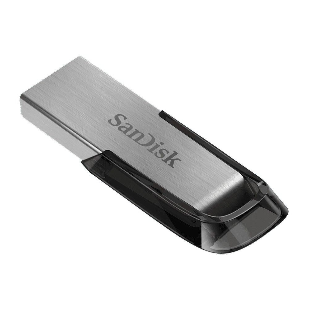 Флеш Диск Sandisk 128Gb Cruzer Ultra Flair SDCZ73-128G-G46 USB3.0 серебристый/черный