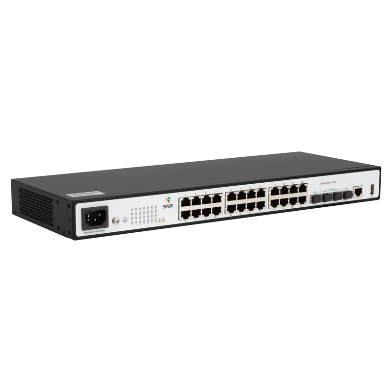 Коммутатор SNR SNR-S2989G-24TX (L2+) 24x1Гбит/с 4SFP+ управляемый