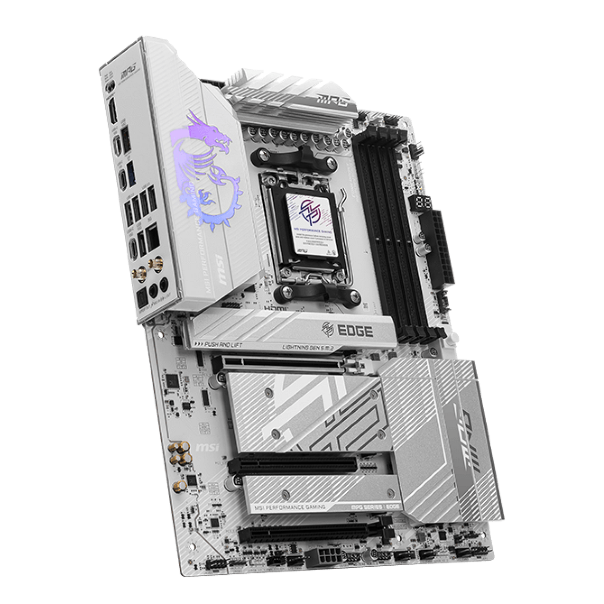 Материнская плата MSI MPG B850 EDGE TI WIFI Socket AM5 AMD B850 4xDDR5 ATX AC`97 8ch(7.1) 5Gigabit R