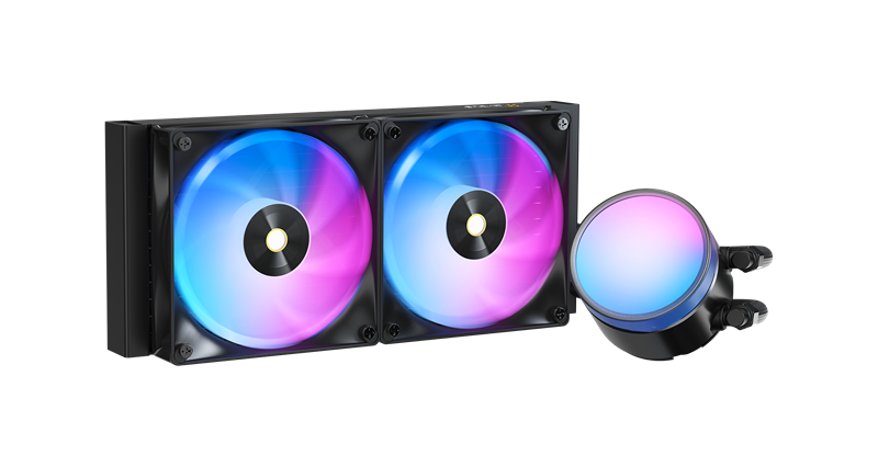 Система водяного охлаждения OCYPUS Delta L24 BK ARGB V2 240mm ARGB Pump,2x120mm ARGB fans LGA115X/12