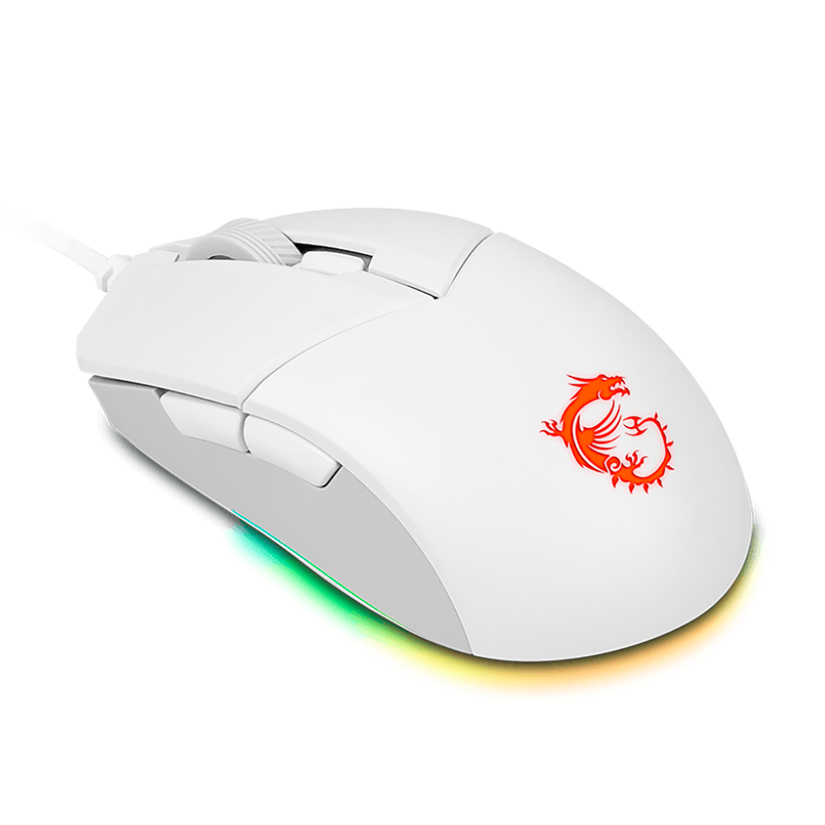 Мышь MSI Clutch GM11 белый оптическая 5000dpi USB 5but (S12-0401970-CLA)