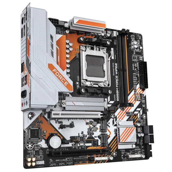 Материнская плата Gigabyte B850M FORCE WF6E Socket AM5 AMD B850 2xDDR5 mATX AC`97 8ch(7.1) 2.5Gg RAI