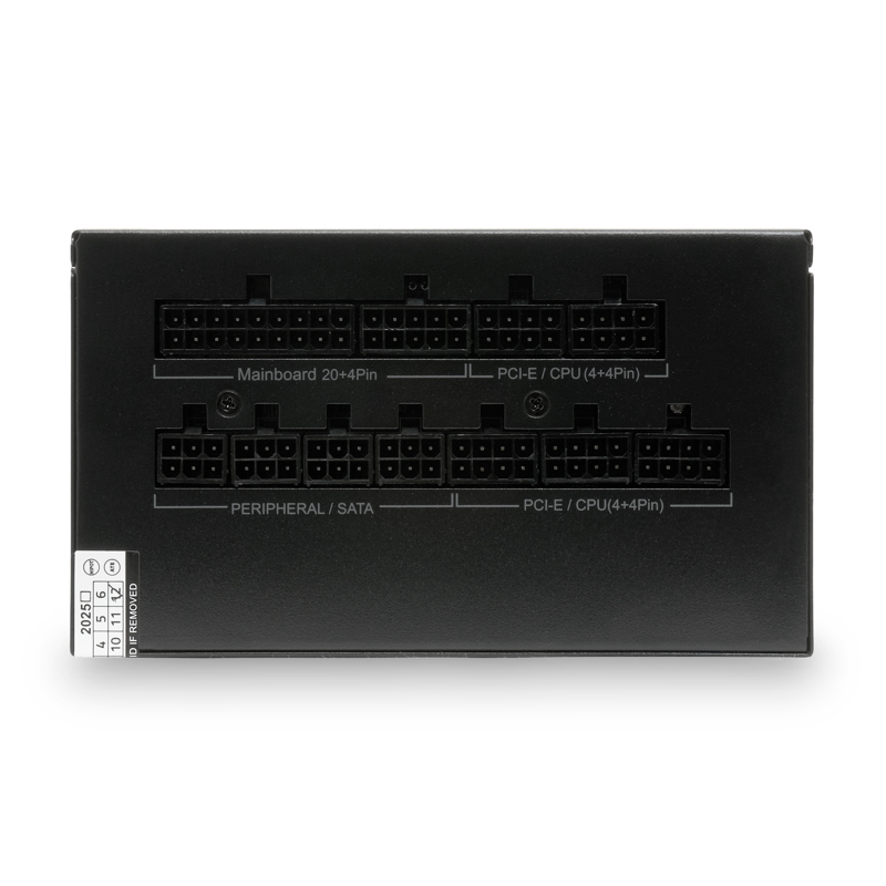 Блок питания HSPD, 850W 80+ Gold (ATX, 2.52, Full modular, 1x24(20+4)pin mesh 550mm, 1xCPU*2 8(4+4)p