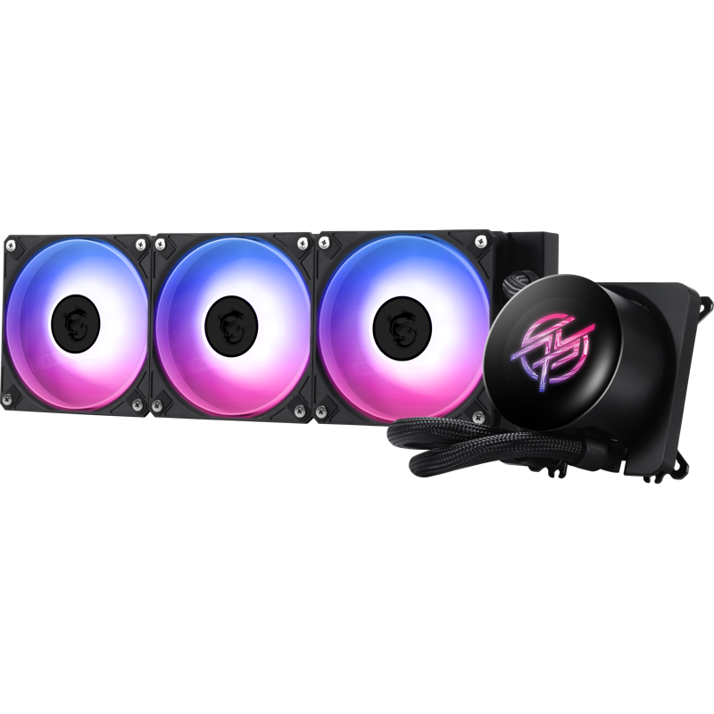 Жидкостная система охлаждения MSI MPG CORELIQUID P13 360 , 3X120MM FAN, IPS LCD, LGA1700/1851, AM5