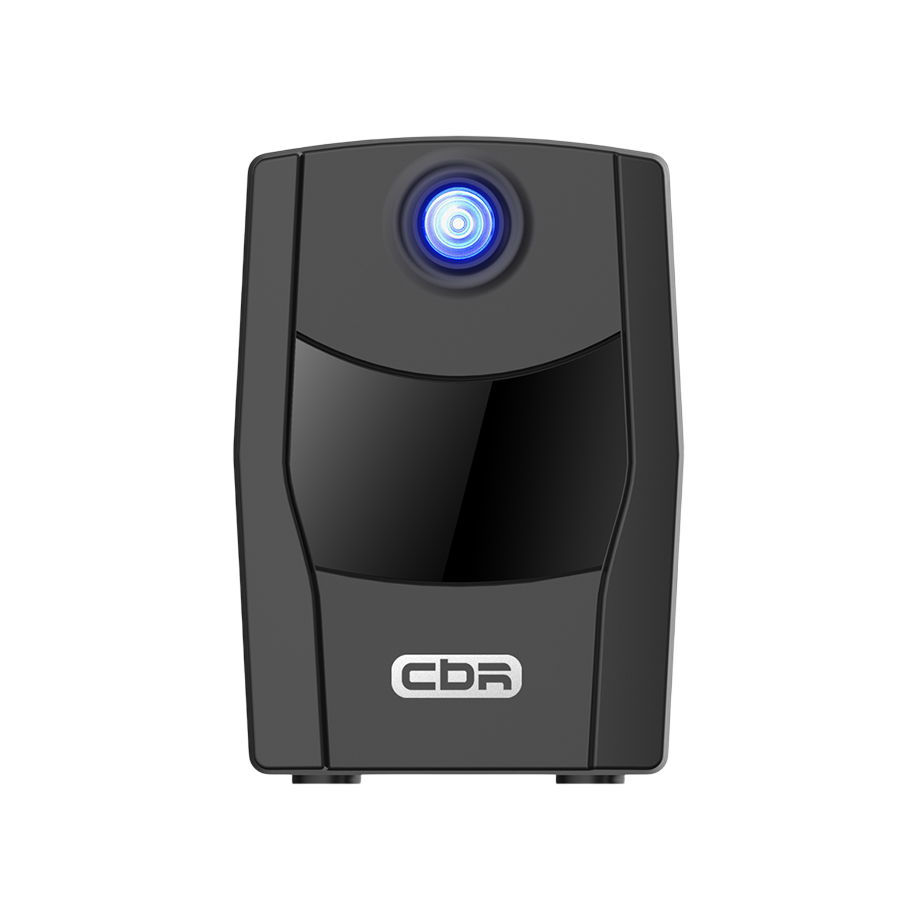 ИБП CBR [QTM-650T-4I-LCUC] Line Interactive  650VA/360W 7Ah12V 4 x С13, HID-USB, RJ45/11