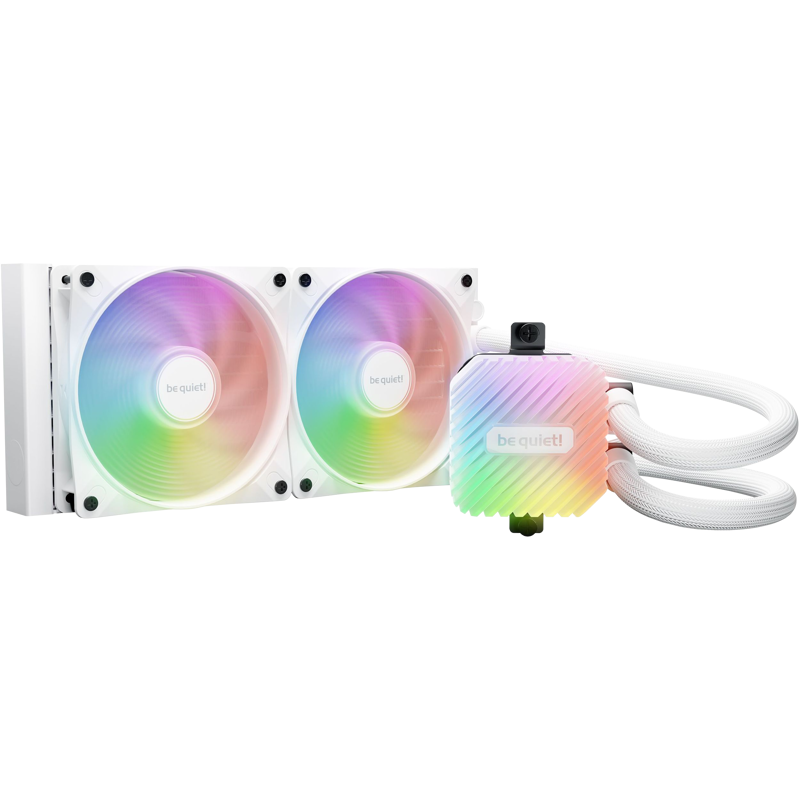 Водяное охлаждение для процессора Water Cooling System be quiet! LIGHT LOOP 240mm white (250W, 240mm