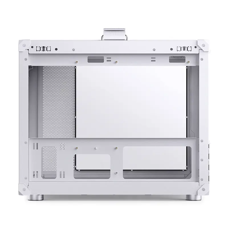 Корпус JONSBO C6 MAX Handle, Mini-Tower, TG, no fan, 1xUSB-A 3.0 + 1xUSB-C 3.1, mATX, mITX White