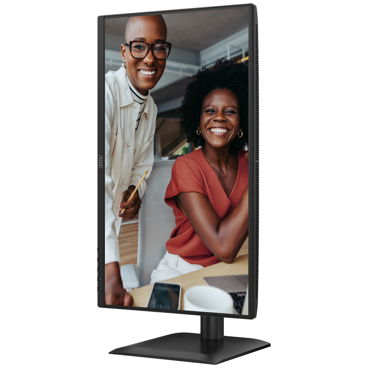 Монитор 23.8" AOC 24E4U IPS 1920x1080, 120 Гц, 4 мс, 16:9, 300 кд/м², HDMI 1.4, DP 1.2, VGA, USB-C, 