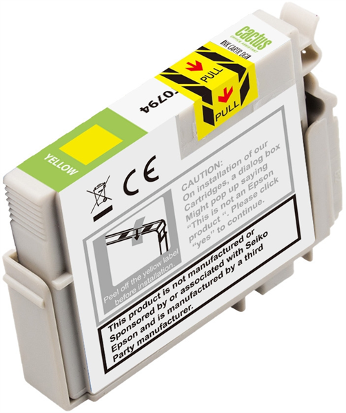 Картридж струйный  Cactus CS-EPT0794 T0794 желтый (13.8мл) для Epson Stylus Photo 1400/1500/PX700/71