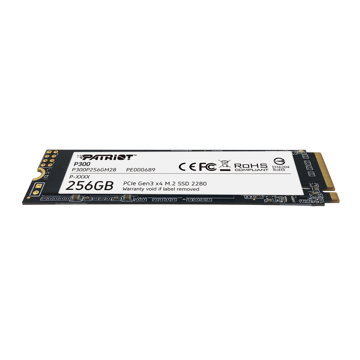Накопитель SSD Patriot PCIe 3.0 x4 256GB P300P256GM28 P300 M.2 2280