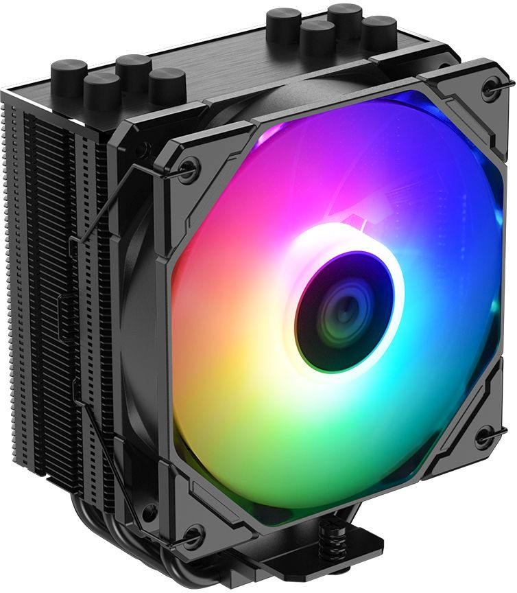 Устройство охлаждения(кулер) ID-Cooling SE-224-XTS ARGB Soc-AM5/AM4/1200/1700/1851 черный 4-pin 29dB