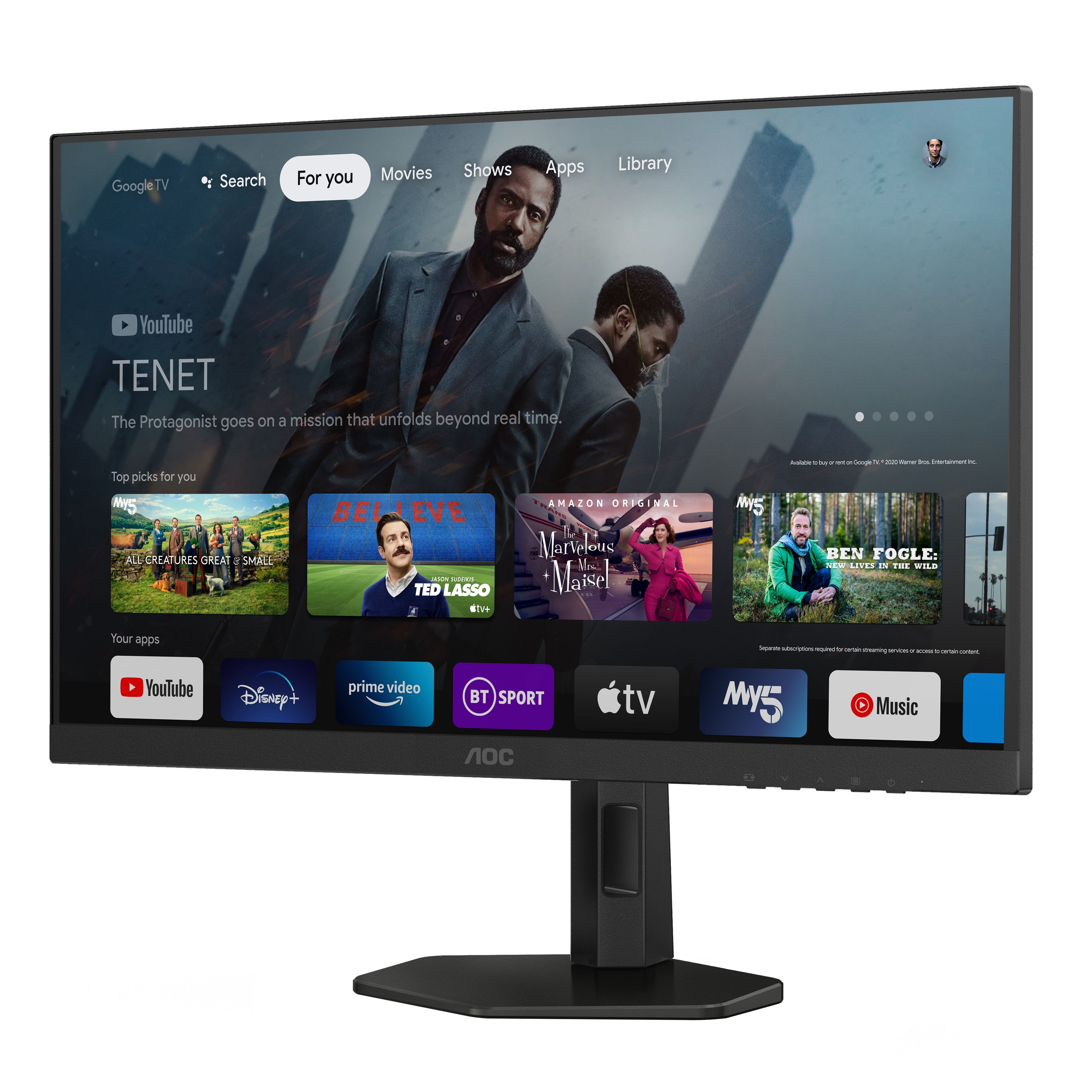 Монитор 27" AOC Q27G4XY  VA, 2560x1440, 180Hz, 0,3ms, 450сd/m, 1000:1 | 2xHDMI(2.0), DP(1.4) | 
