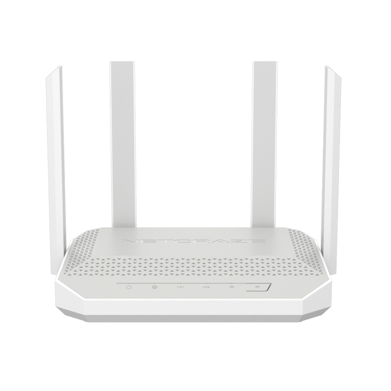 Роутер беспроводной Keenetic Netcraze Giga (NC-1012) AX3000 10/100/1000BASE-TX/SFP/4g ready белый