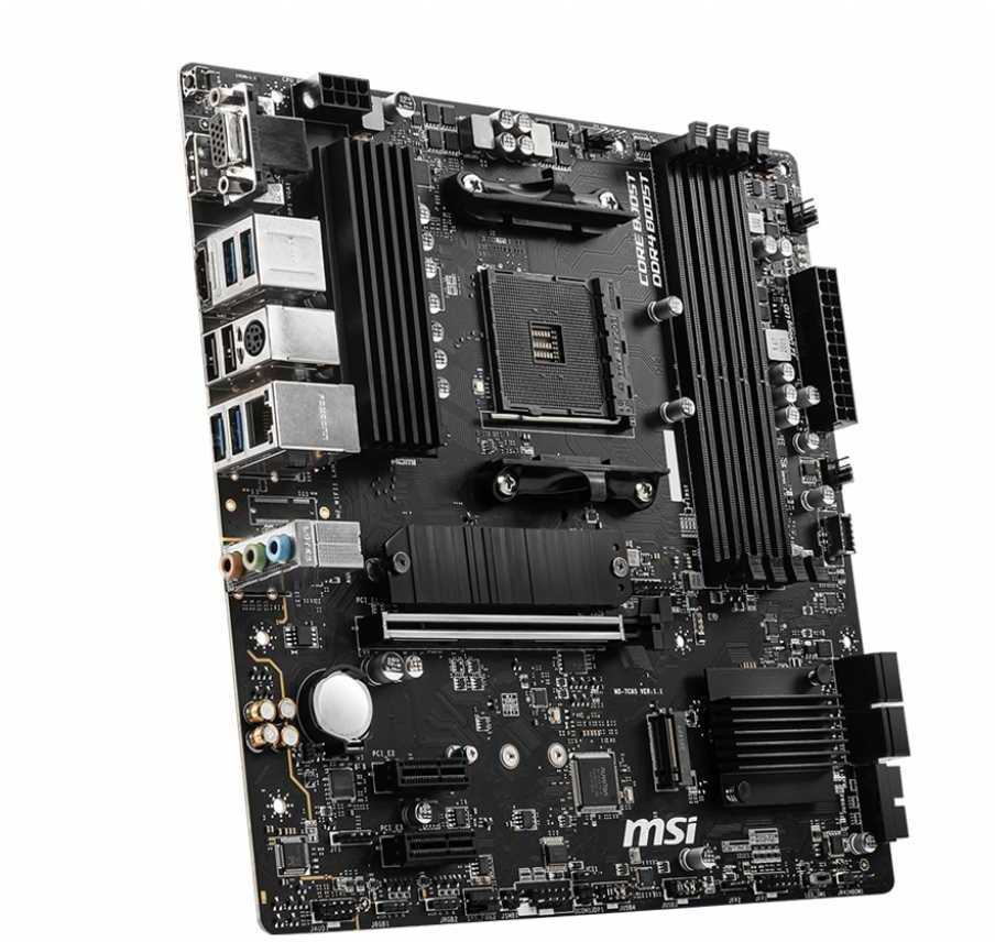 Материнская плата MSI B550M PRO-VDH Soc-AM4 AMD B550 4xDDR4 mATX AC`97 8ch(7.1) GbLAN RAID+VGA+HDMI+