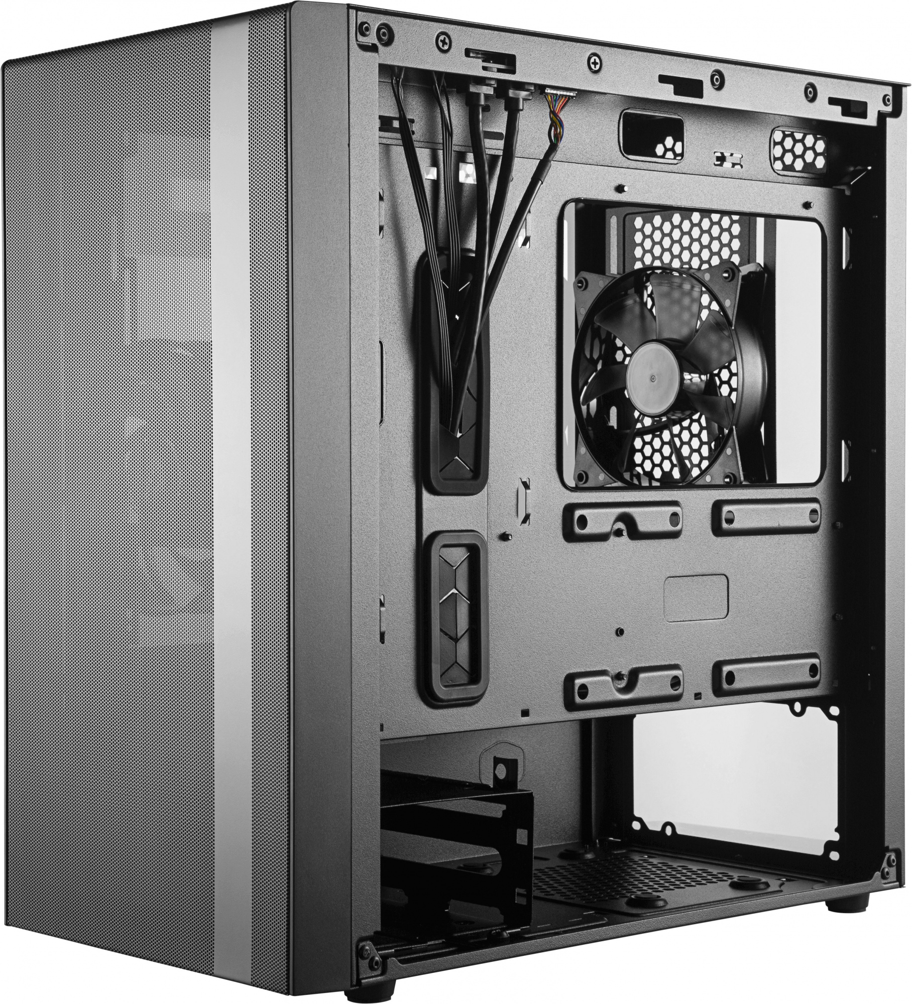 Корпус Cooler Master MasterBox NR400 w/o ODD черный без БП mATX 4x120mm 4x140mm 2xUSB3.0 audio bott 