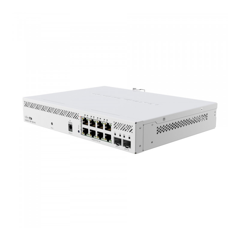 Коммутатор MikroTik CSS610-8P-2S+IN 8x1Гбит/с 2SFP+ 8PoE 8PPoE 140W управляемый