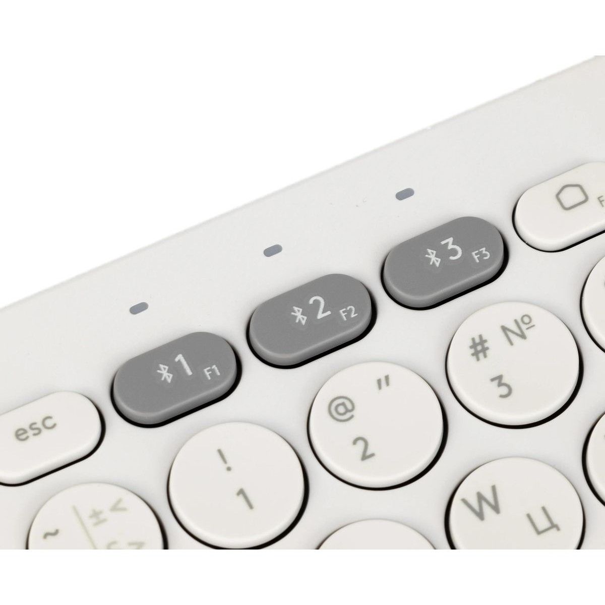 Клавиатура Logitech K380 белый беспроводная BT (920-009589)