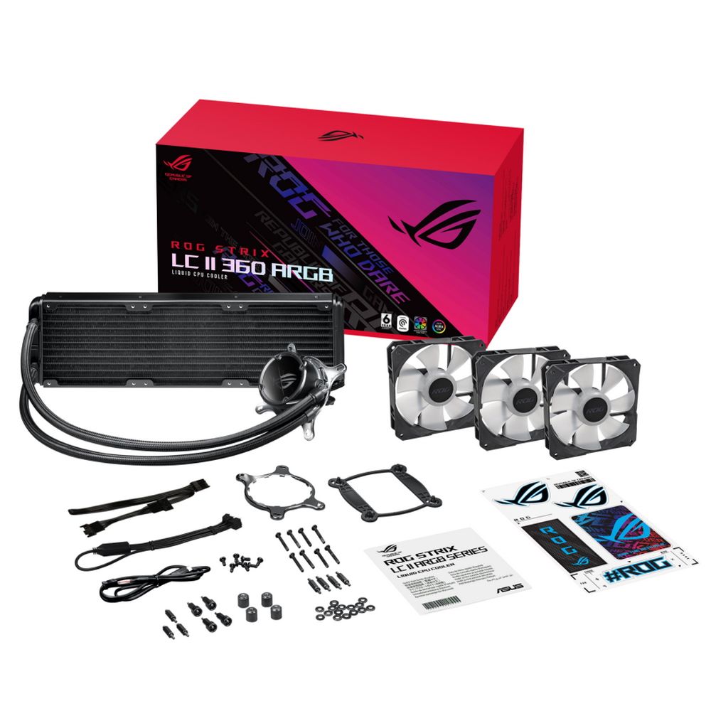Жидкостная система охлаждения ASUS ROG STRIX LC II 360 ARGB /AIO COOLER,SIGRID,ARGB FAN,AURA,AM5