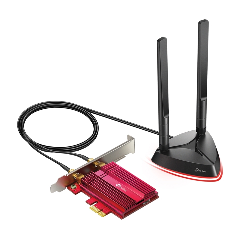 Сетевой адаптер Wi-Fi + Bluetooth TP-LINK Archer TX3000E (AX3000, PCI Express, Bluetooth 5.3, 802.11
