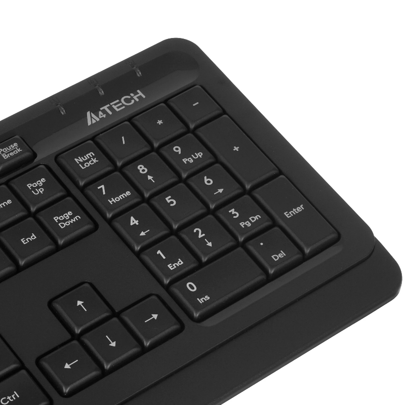 Клавиатура + мышь A4Tech Fstyler FG1012 клав:черный/серый мышь:черный USB беспроводная Multimedia (F