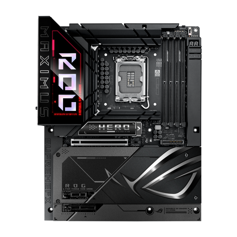 Материнская плата ASUS ROG MAXIMUS Z890 HERO BTF LGA1851 ATX 4хDDR5 PCIEx16 PCIEx4 PCIEx1 6xM.2 2xTh