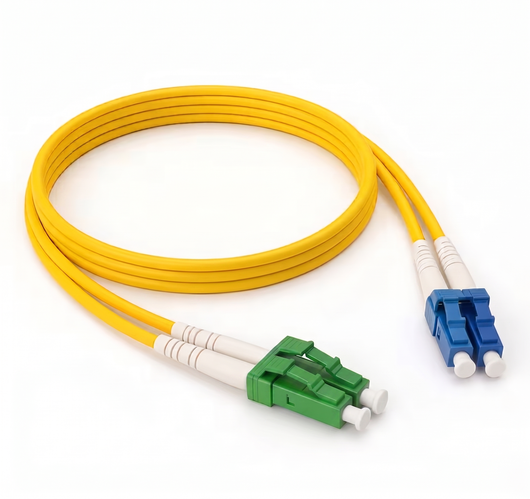 ADVANT ADVOS2-PCD02-LCLC-UA-LY, Duplex, тип волокна: SM 9/125 (OS2). Разъемы: LC/UPC-LC/APC. Длина: 2, оболочка: LSZH, диаметр кабеля: 3/ Advant ADVOS2-PCD02-LCLC-UA-LY