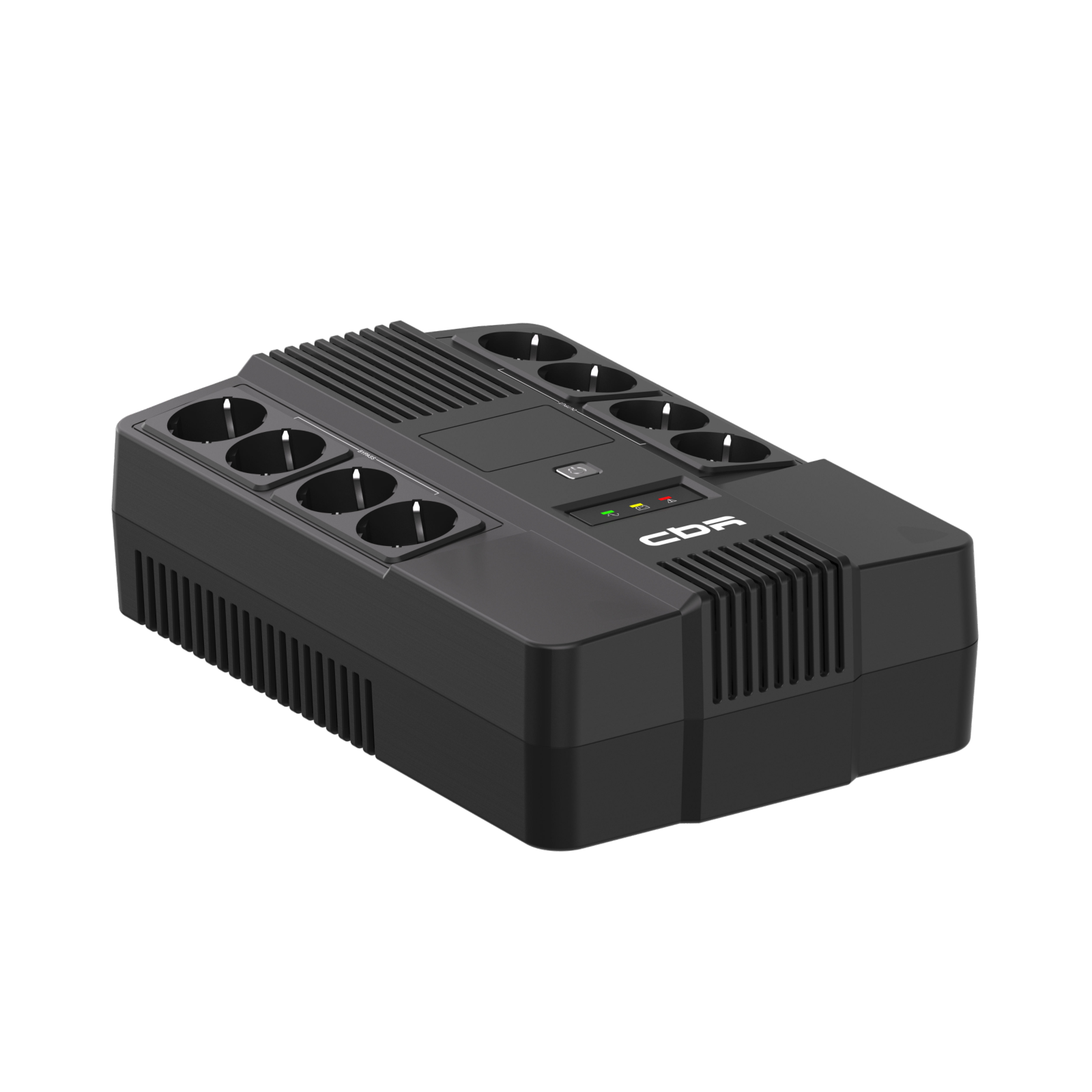 ИБП CBR [UPS-OFK-101E-800] 800VA/480W,  Schuko CEE 7 Outlets: (x4 Battery & Surge Protected/ x4 Surg