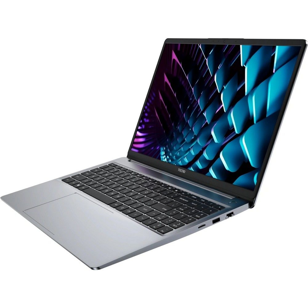 Ноутбук TECNO MegaBook K16SFA AMD Ryzen 7 7735HS/16Gb (soldered D5)/SSD512Gb/UMA/16"/IPS/WUXGA/1920x1200/60Hz/Win11/RJ-45/Grey/1.76kg