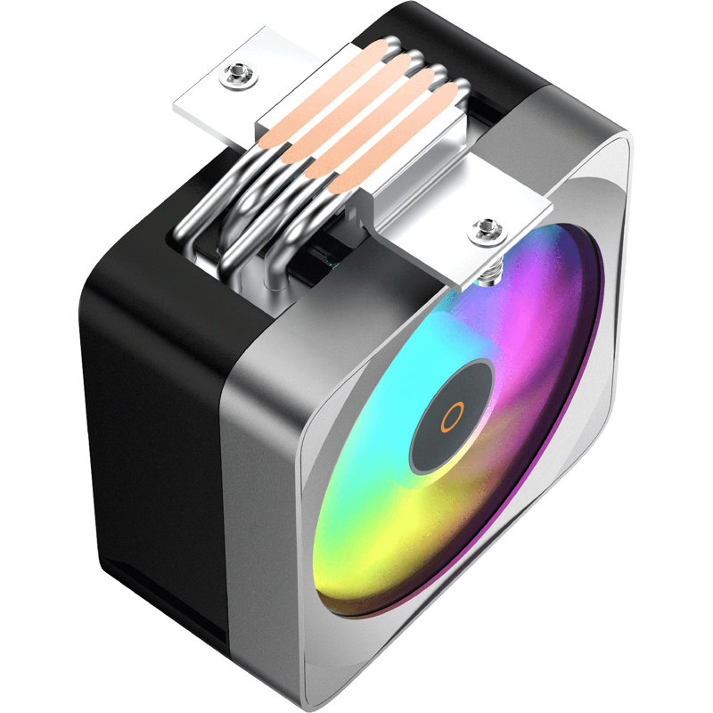 Кулер для процессора Ocypus Delta A40 EX BK ARGB (200W, 4-pin PWM, 157mm, Al/Cu, 4x6mm, ARGB, 1x120m