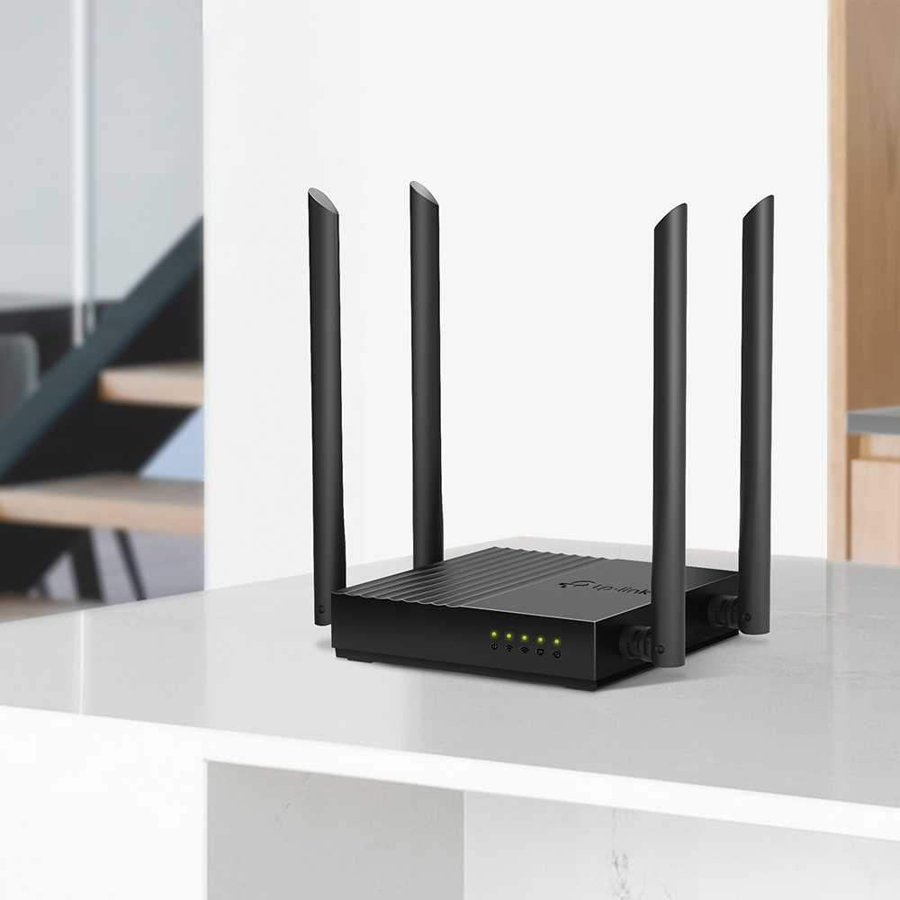 Роутер беспроводной TP-Link Archer C64 AC1200 10/100/1000BASE-TX черный