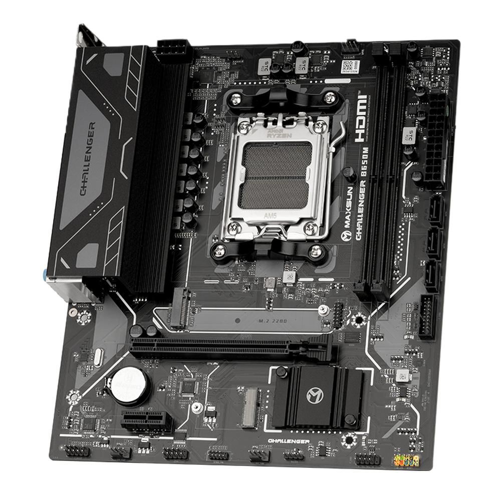 Материнская плата Maxsun MS-Challenger B650M V2 B650, AM5, 2*DDR5, 1*PCIEx16, 1*PCIEx1, 1*M.2, 6*USB