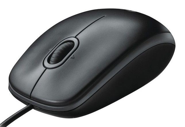 Мышь Logitech B100 черный оптическая 1000dpi USB 2but (910-003357)
