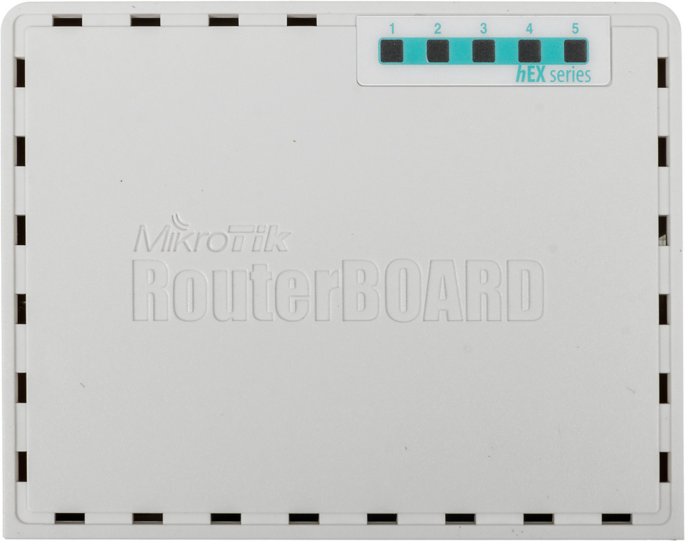 Маршрутизатор MIKROTIK RB750r2 hEX lite Router. 5x Ethernet 10/100, PoE {60}  (000378)