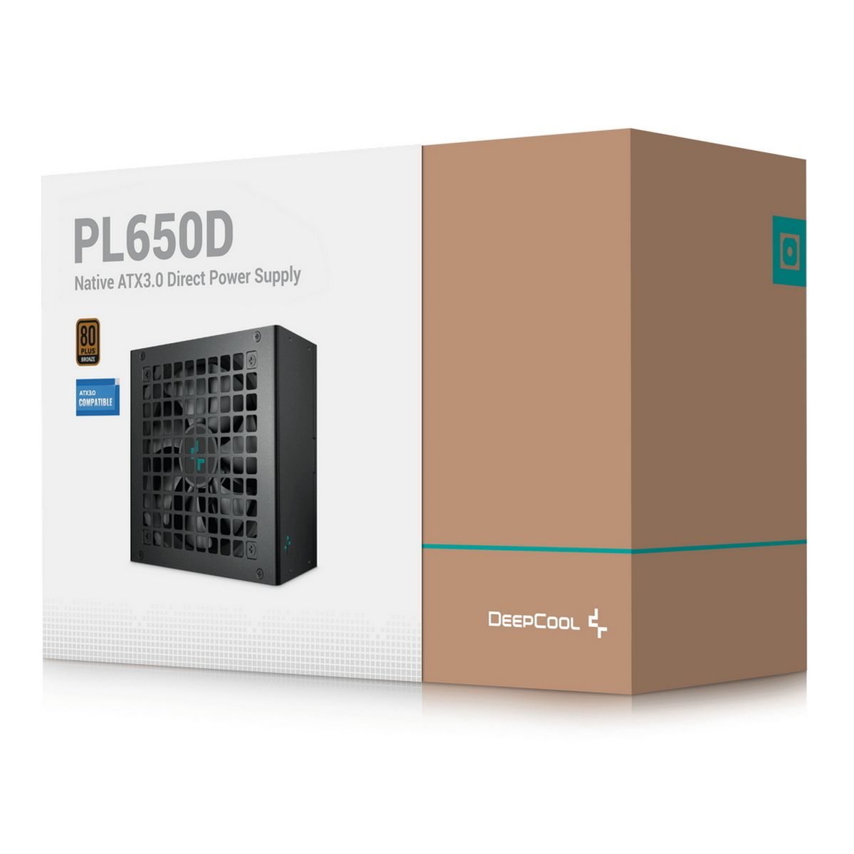 Блок питания Deepcool PL650D (ATX 3.0, 650W, PWM 120mm fan, Active PFC+DC to DC, 80+ BRONZE) RET (R-